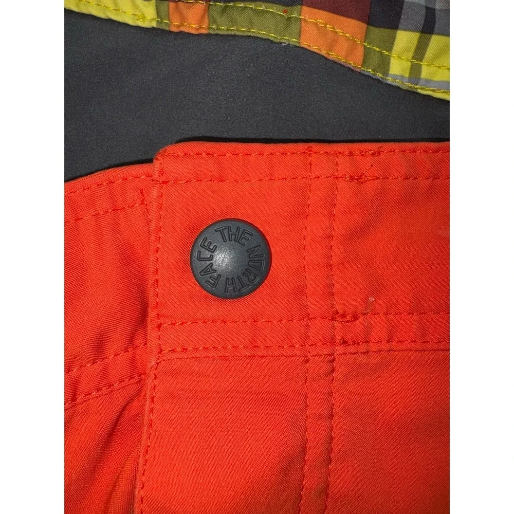 The‎ North Face Mens Orange Board Shorts Swim Trunks Size 40 Drawstring